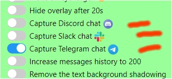 Requires toggling to enable certain integrations